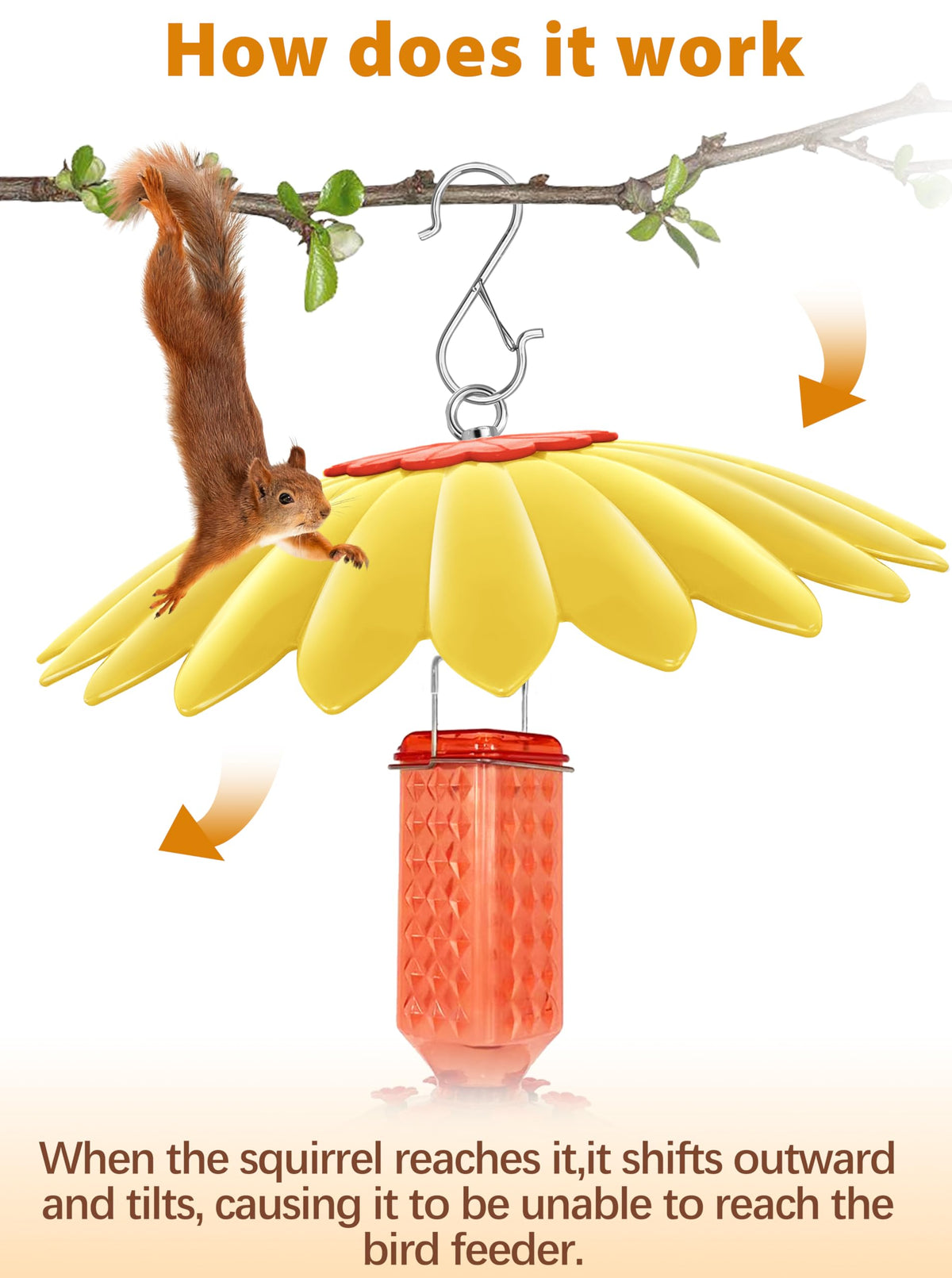 andergi umbrella cover for bird house yellow provides outdoor protection.