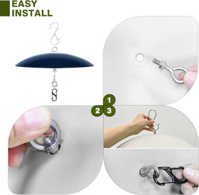 andergi umbrella dome cover 13inch protects seed tray from wind and rain