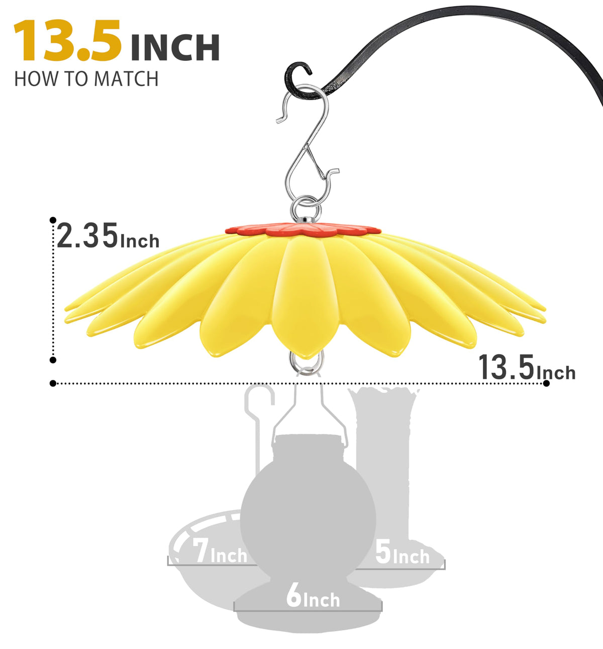 andergi weather protection for feeders yellow extends outdoor use.