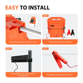 ANDMON MINI400 simple setup steps for fence energizing