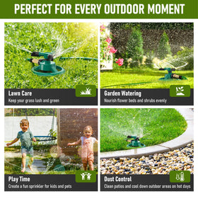 ANDVANA easy installation with traditional hoses for quick setup in any garden.