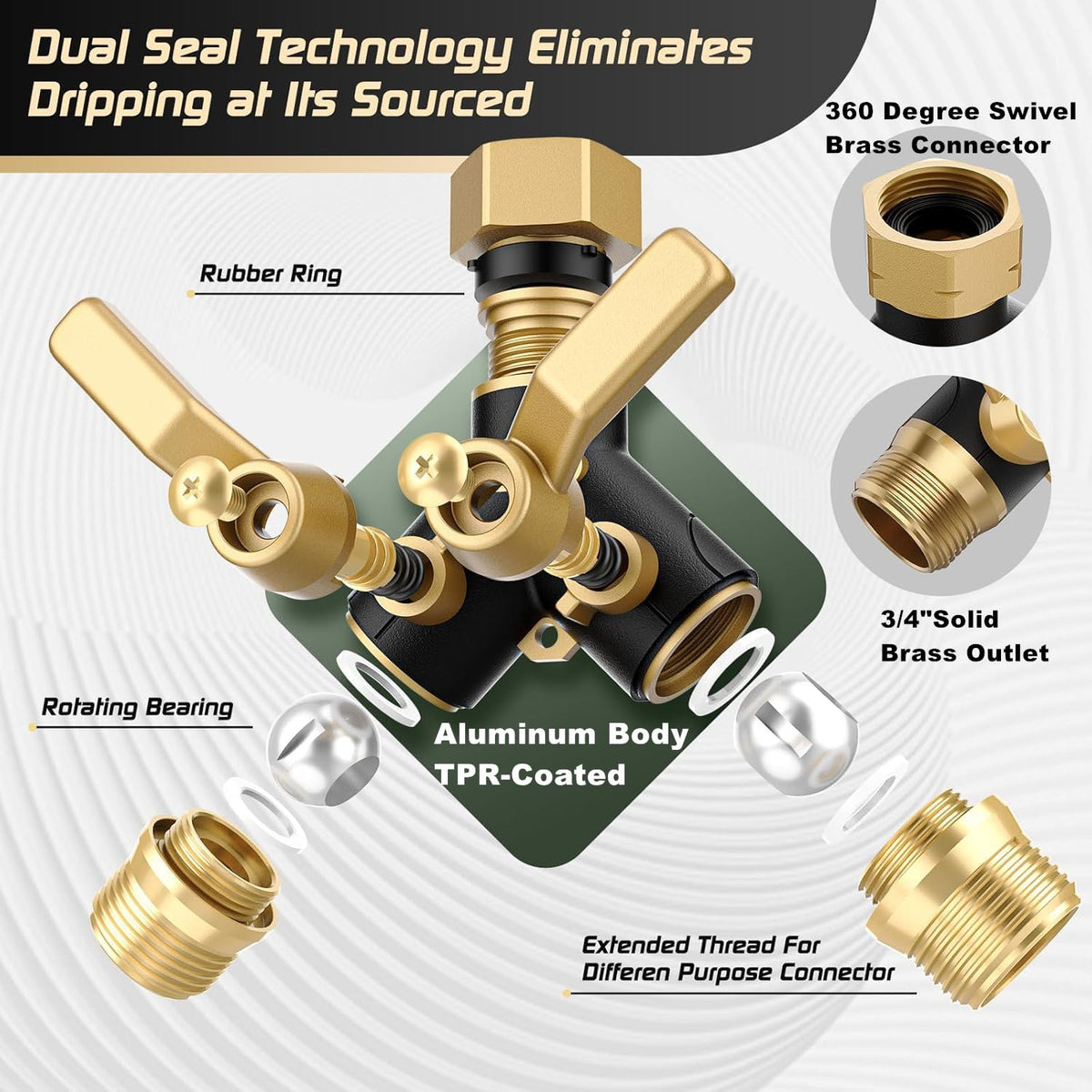 Andvana stainless steel ball valve ensures smooth operation and seal