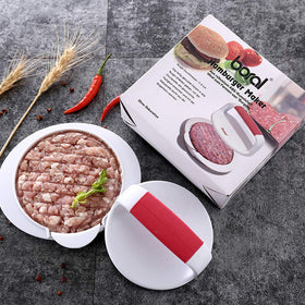 ANEUHS burger press detachable 3-piece design for easy use and cleaning