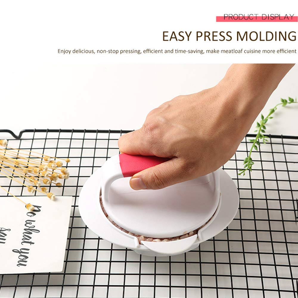 ANEUHS burger press pressure control handle shapes patties quickly and evenly