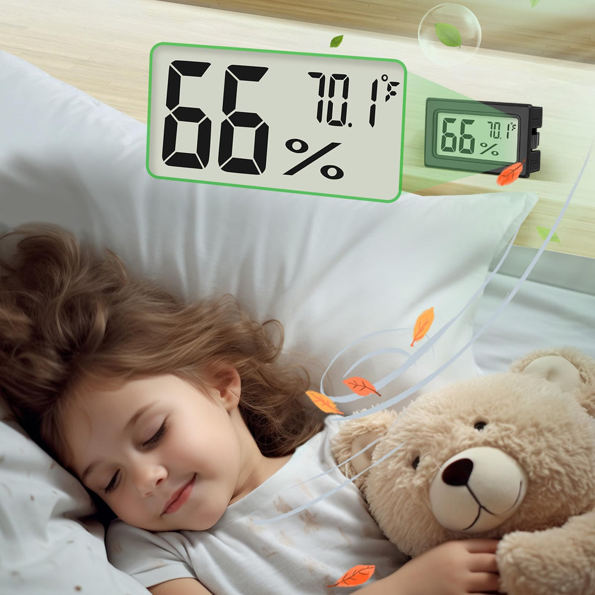 ANFBYOH versatile indoor monitor for reptiles, incubators, and greenhouses.