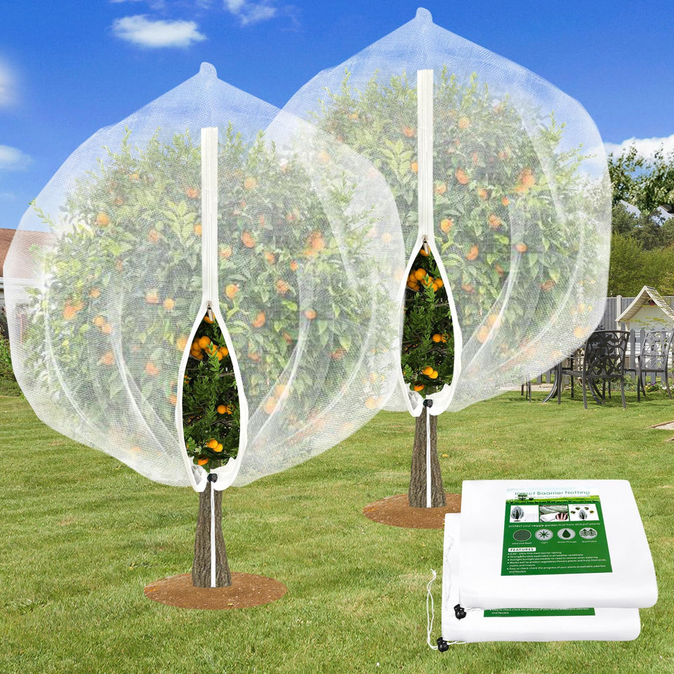 ANGAR 2pcs large fruit tree netting protects fruit trees from pests