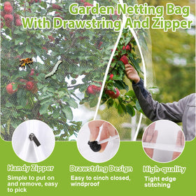 ANGAR 60-mesh breathable material allows air, water, and light through.