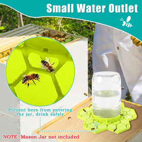 ANGAR outdoor yellow bee waterer attracts bees for efficient drinking.