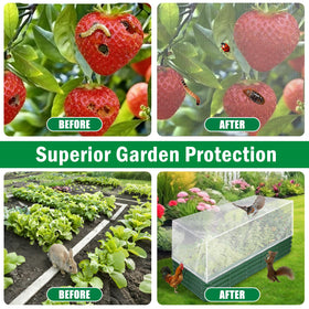 ANGAR HDPE garden netting is durable yet lightweight for easy handling