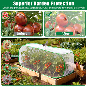 ANGAR insect barrier netting shields vegetables from pests without chemicals