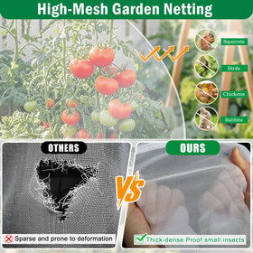 ANGAR insect barrier shields plants from small pests while letting sun in