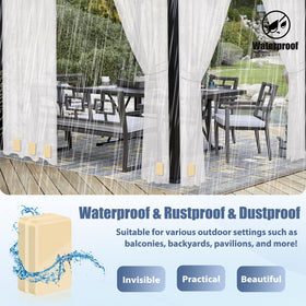 ANGAR color options beige black white fit diverse outdoor decors