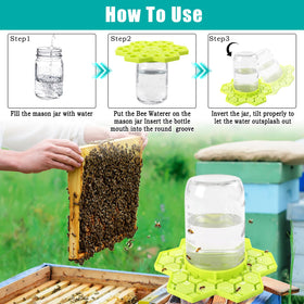 ANGAR small outlet prevents bee entry for safer drinking water.