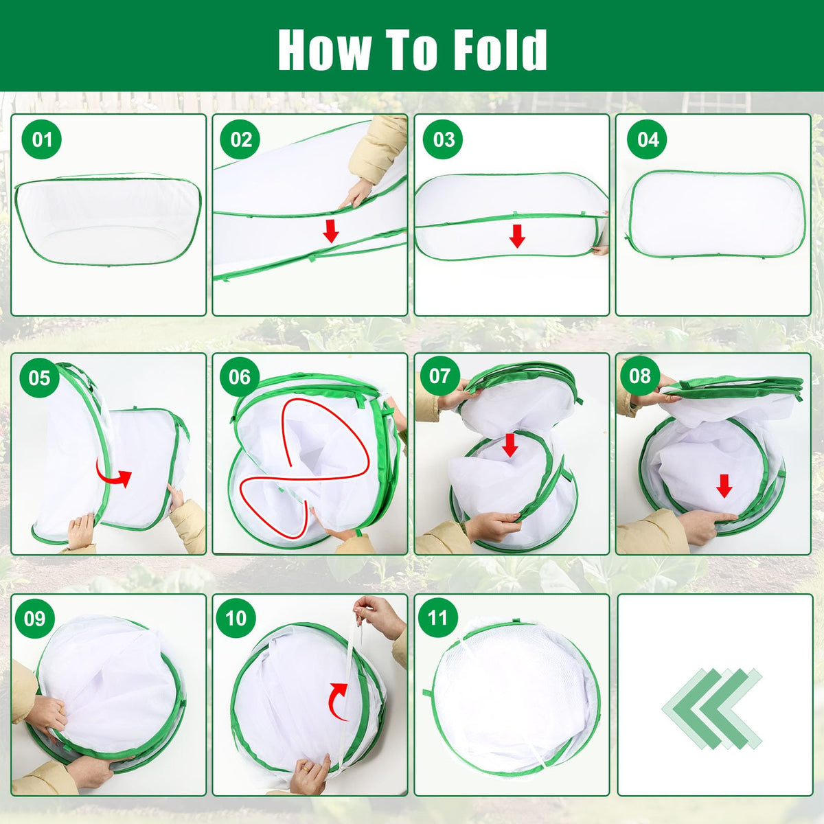 ANGAR versatile netting for patio containers, seedling trays, and small greenhouses