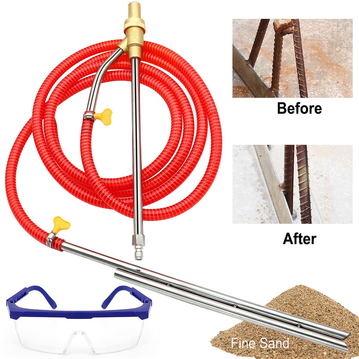 Angela&Alex brass and stainless steel construction for long-lasting use