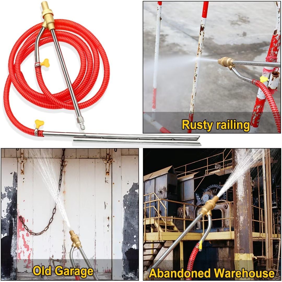 Angela&Alex safety goggles and hose clamps included for easy setup
