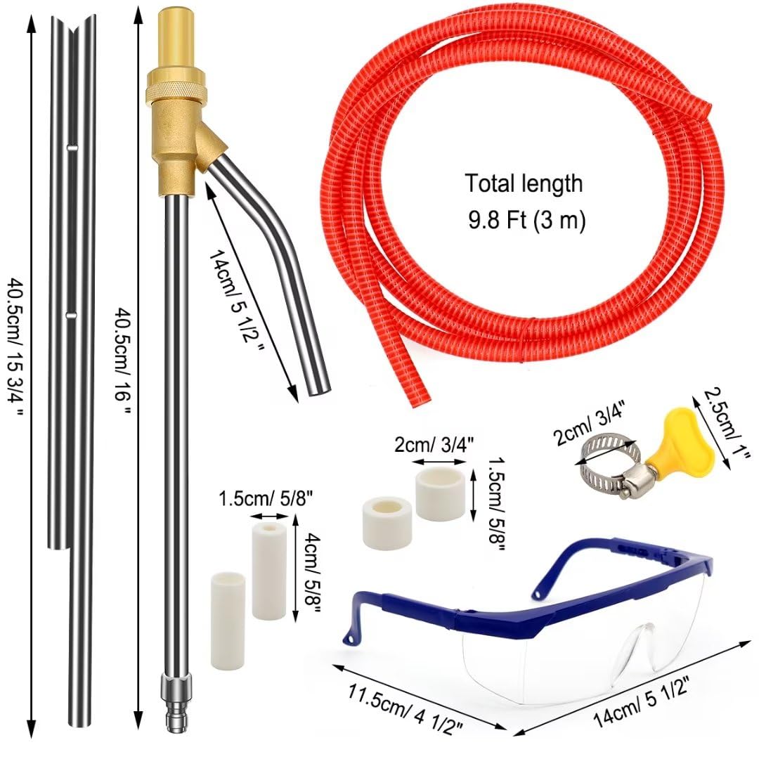 Angela&Alex 15.75‑inch sand wand for abrasive feed