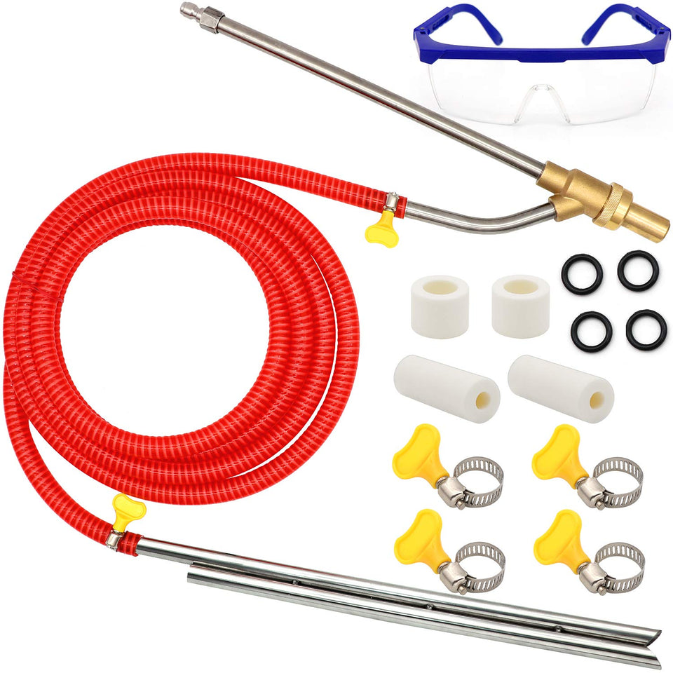 Angela&Alex sandblasting kit assembled for versatile surface cleaning