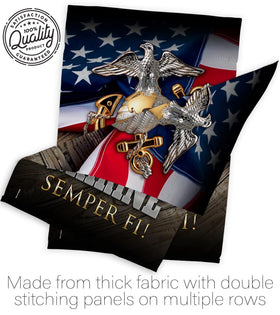 Angeleno Heritage vibrant print reads clearly on both sides for versatile decor