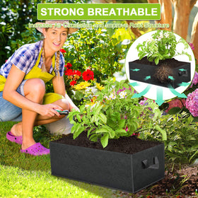 Angeliox heavy-duty 300GSM nonwoven fabric grow bags designed for durability.