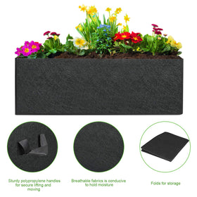 Angeliox grow bags suitable for indoor and outdoor use on patios and balconies.