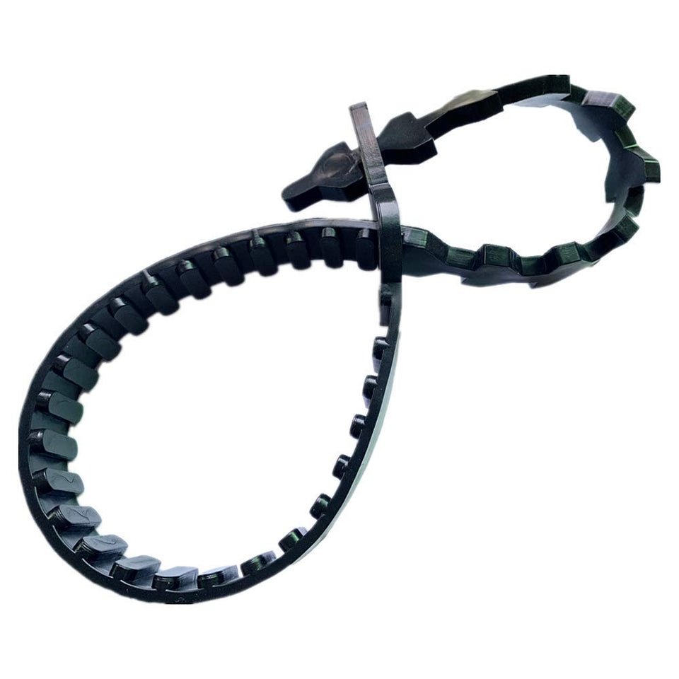 ANGIEHAIE tree stake setup shows adjustable strap alignment for straight growth.