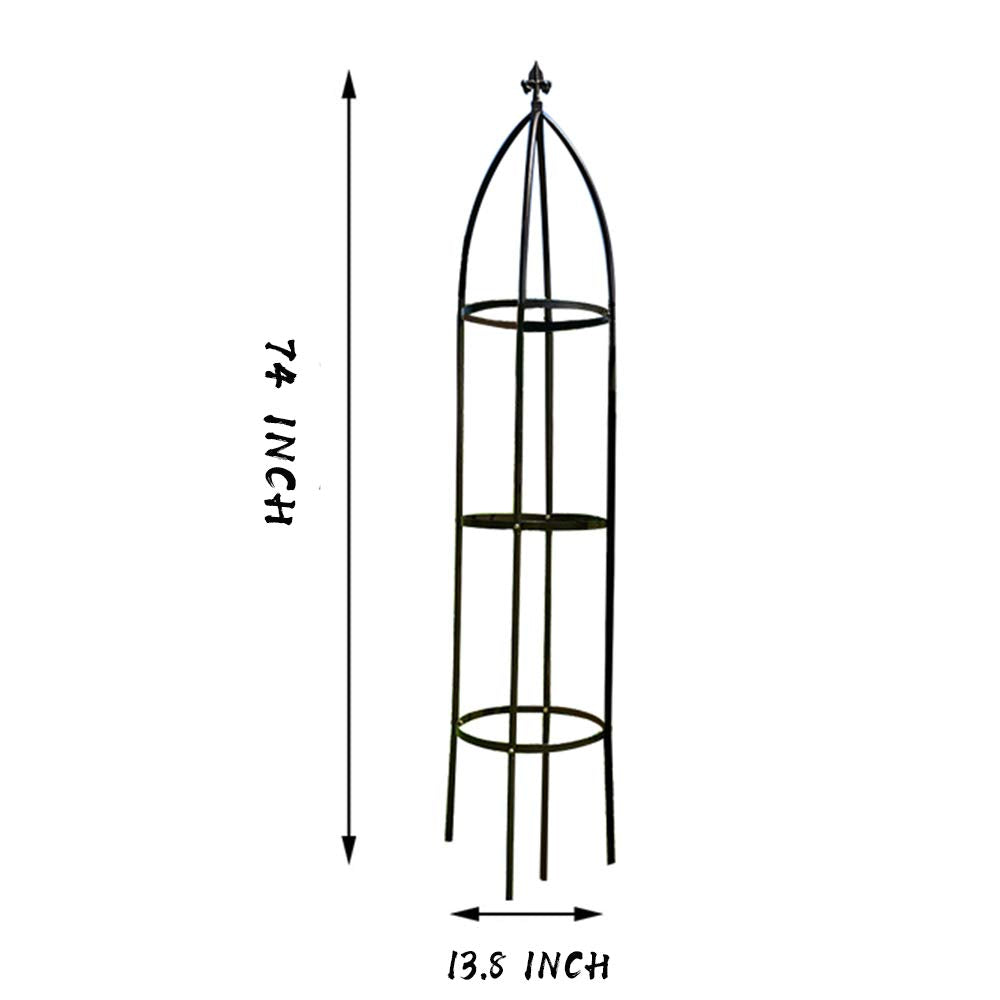AngJi easy-assembly garden trellis simplifies setup for quick installation.