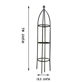 AngJi easy-assembly garden trellis simplifies setup for quick installation.
