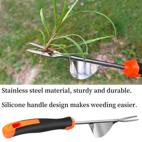ANGKMA ergonomic handle reduces fatigue during long weeding tasks.