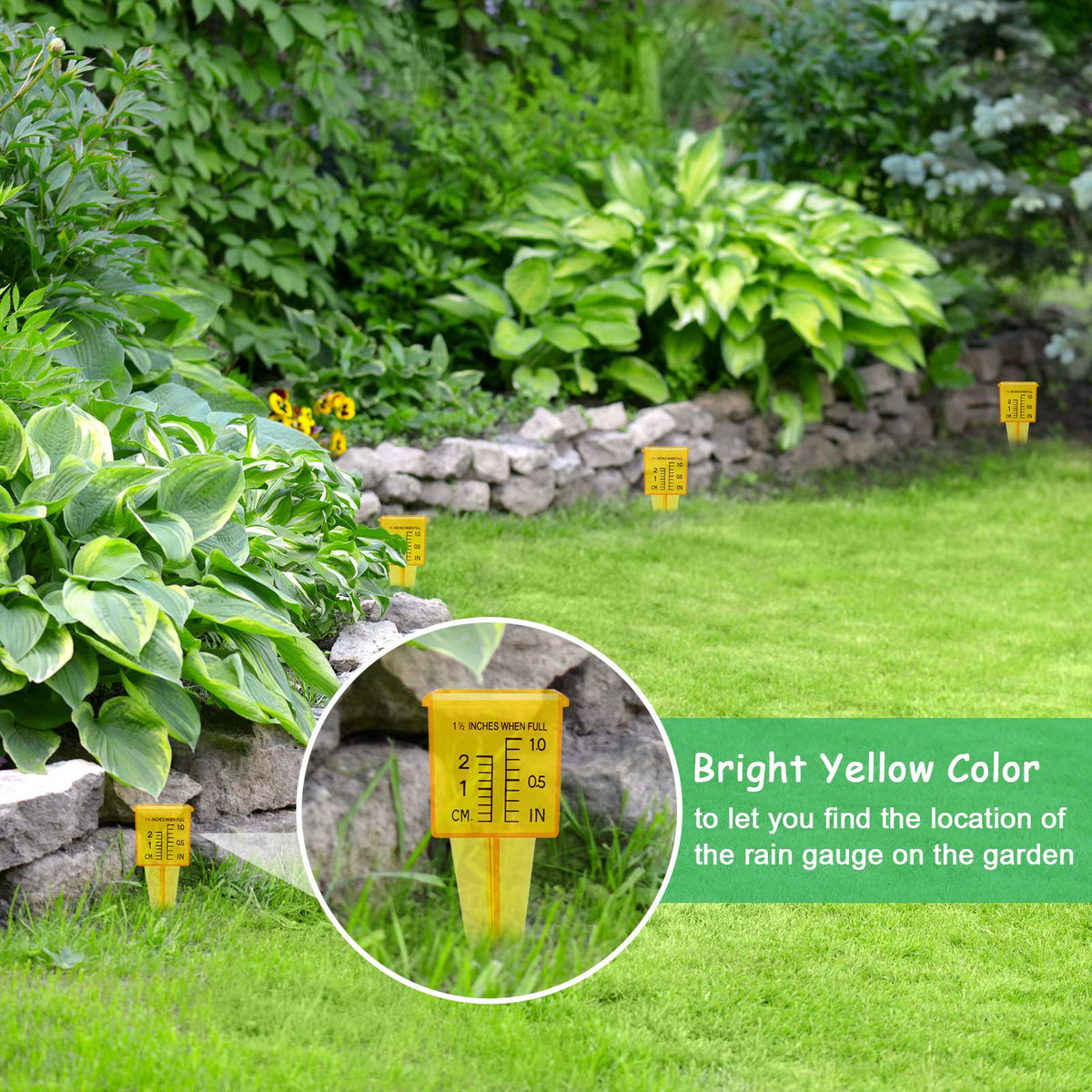 Anglekai outdoor water measuring tool supports efficient watering