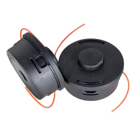 Angonigv 25-2 bump feed head on Stihl FS56 enables quick line advancement