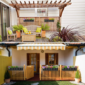 ANGTUO durable, corrosion-resistant felt for long-lasting outdoor planters.