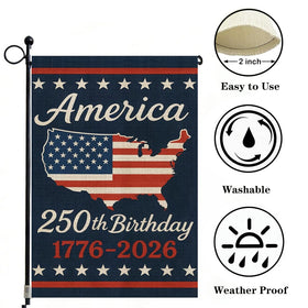 AnHdrFy outdoor flag resists fading and weather elements