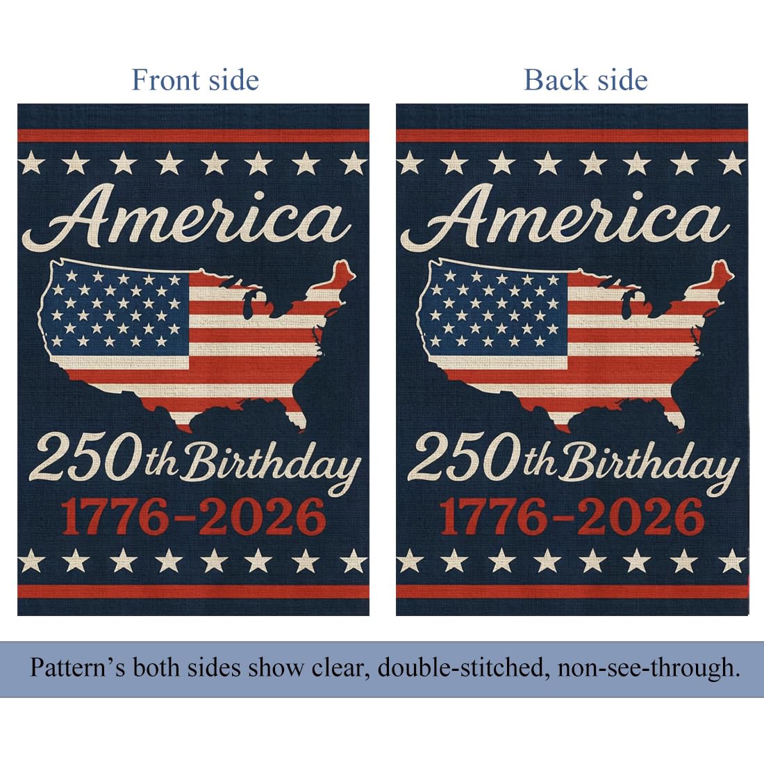 AnHdrFy 12x18 standard garden flag size fits most poles
