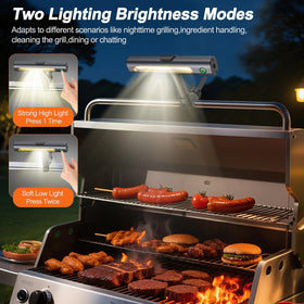 Anicooking USB-C charging grill light for easy recharging on the go