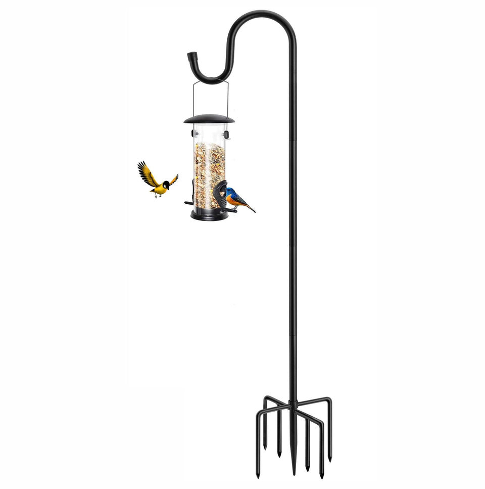 ANIDEER 96inch shepherds hook stand for versatile outdoor use and decorative displays