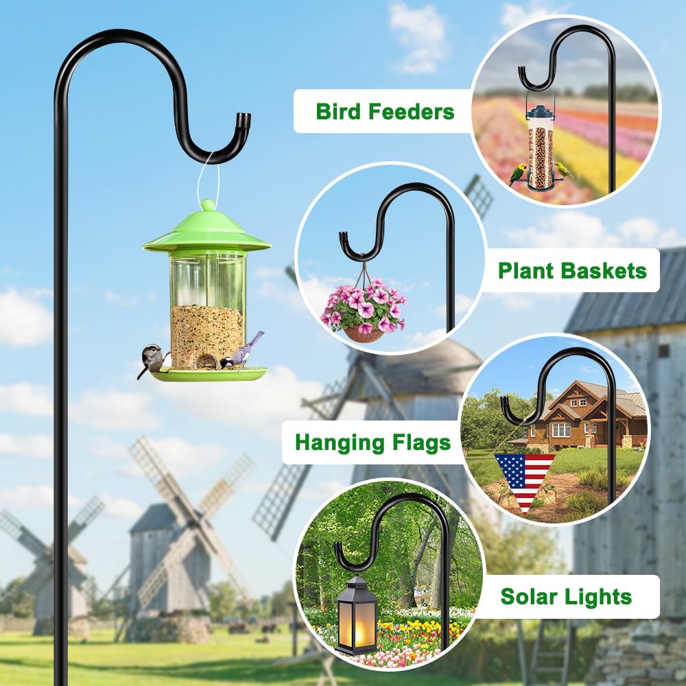 ANIDEER outdoor lantern hanger shown with decorative lighting display