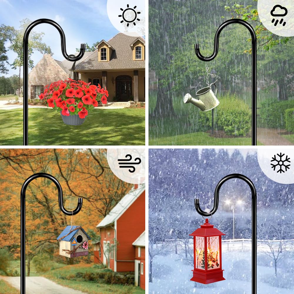 ANIDEER solar lantern hanging capability for ambient outdoor lighting