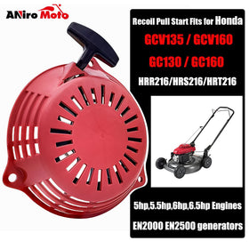 Aniro Moto GCV160 pull start lever ensures smooth engagement