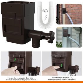 Anivia minimalist rain catcher design blends with outdoor spaces.