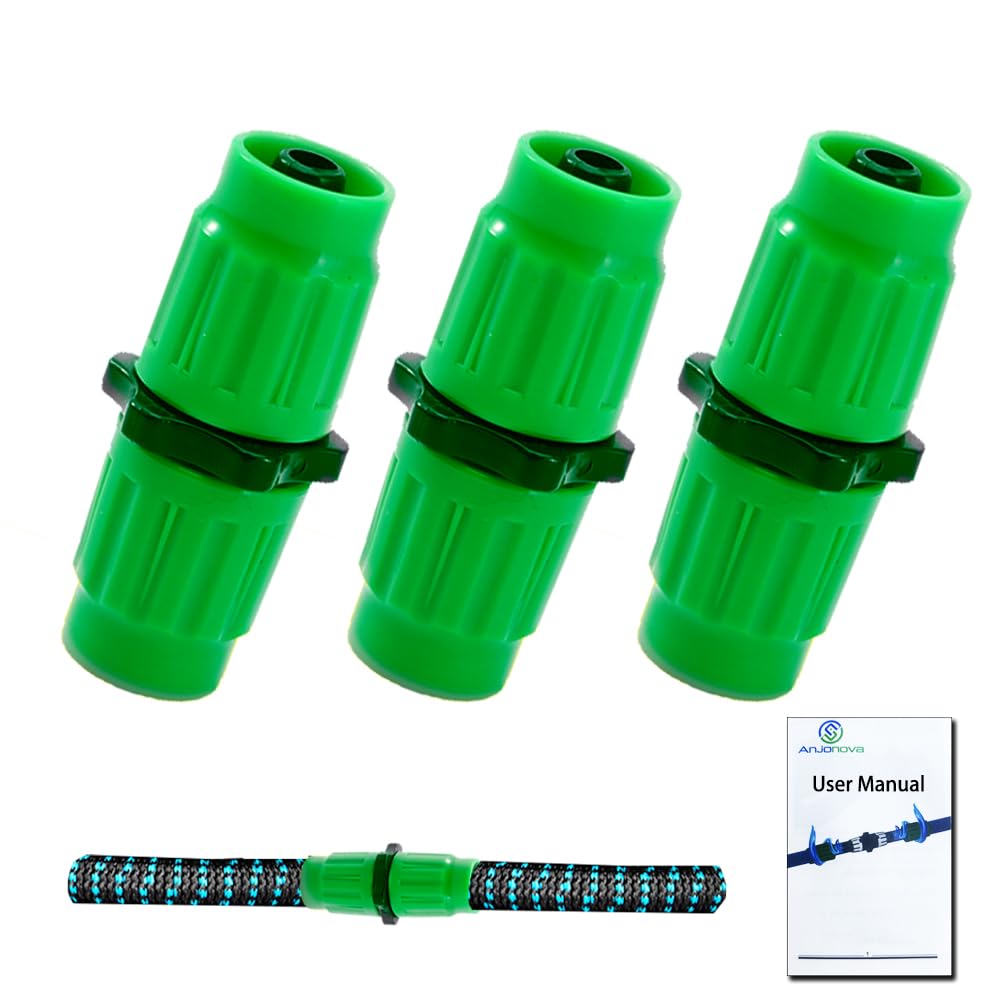 Anjonova repair kit with dual-channel connector for quick hose fixes.