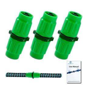 Anjonova repair kit with dual-channel connector for quick hose fixes.