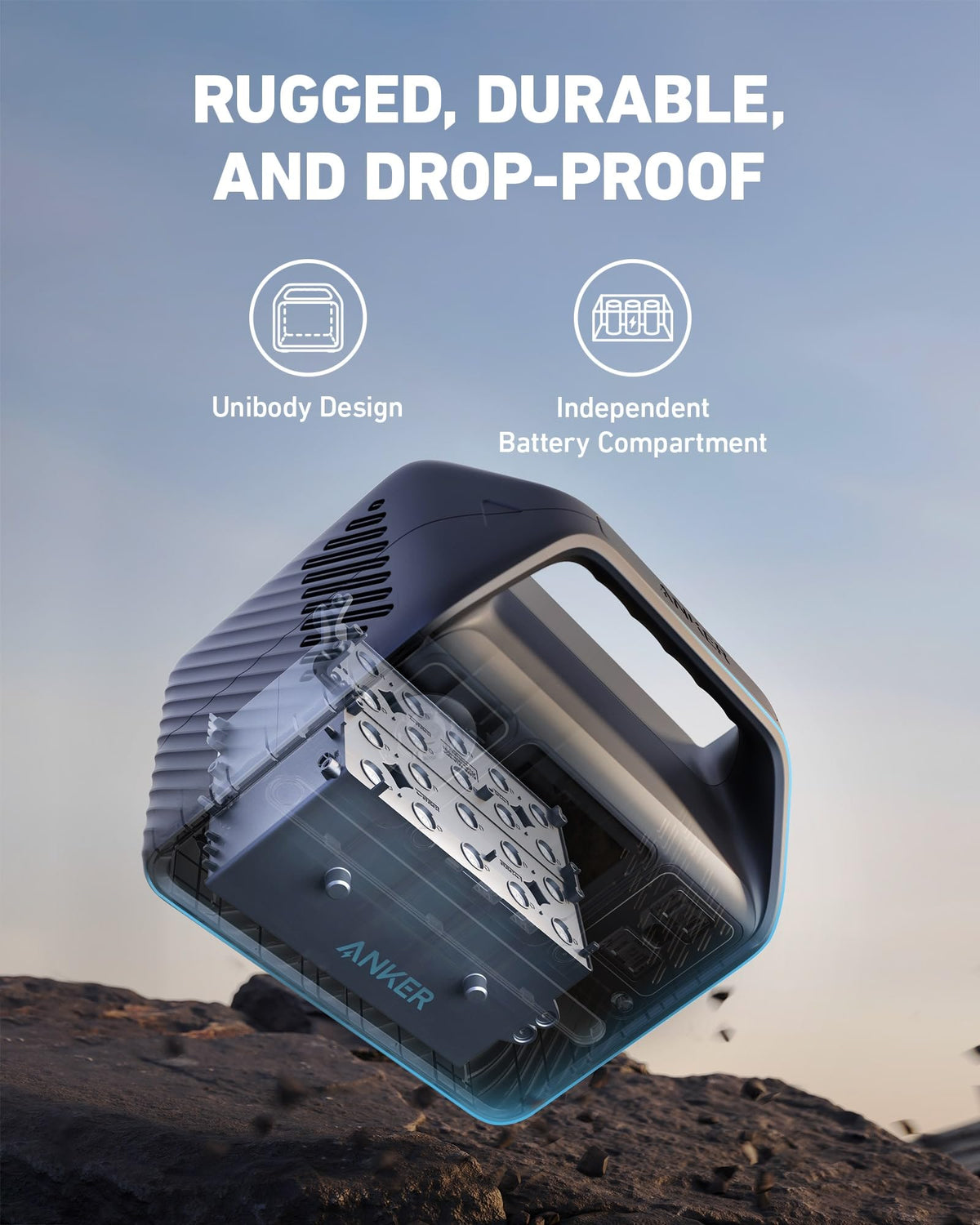 Anker 521 Power Station ports enabling versatile charging on the go