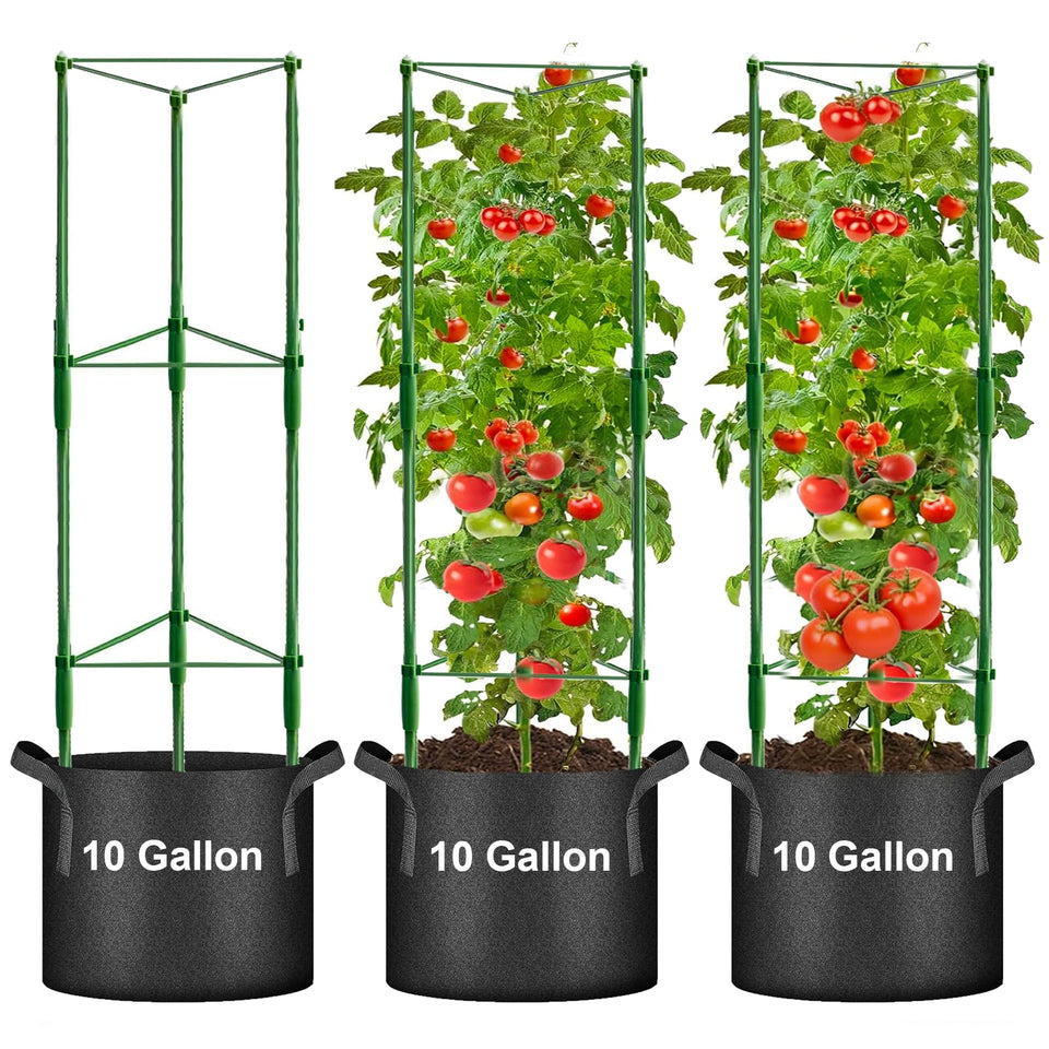 Anlass tomato cage 3-pack assembly supports garden plants