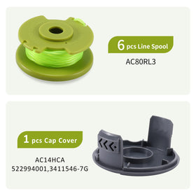 Anleolife AC80RL3 spool assembly showing easy replacement