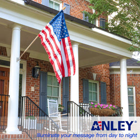 Anley anti-wrap spinning tube keeps flags neat