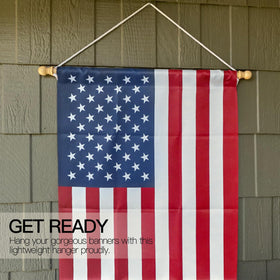 Fits sleeves over 1 inch for versatile flag styling with Anley banner pole.