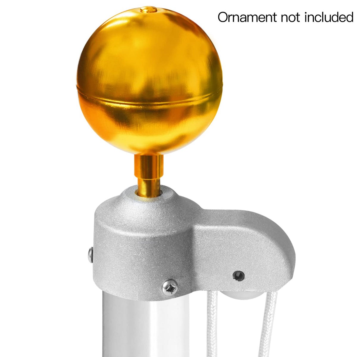 Anley flagpole truck fits diameter 1.5–2 inch poles for versatile mounting