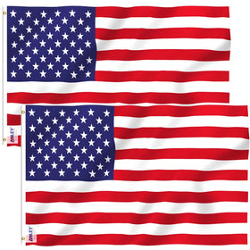 Anley Fly Breeze 3x5 US flag with vivid color for outdoor display