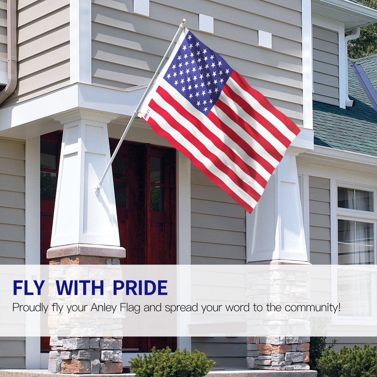 Anley Fly Breeze 3x5 flag vivid color demonstrates fade-proof print quality.